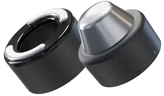 Therabody Set 2 accesorii Hot and Cold Rings pentru aparatul TheraFace Pro Negru