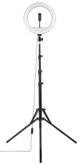 Blitz HAMA Lampa inelara Hama SpotLight Steady 120 III, 160 LED, 1020 lumeni, 3 temperaturi de culoare, 215 cm