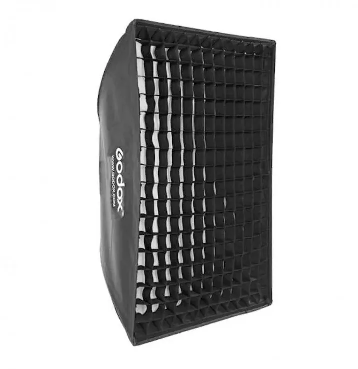 Godox Softbox Godox SB-GUSW80120, 80x120cm, cu grila, pliabil, negru