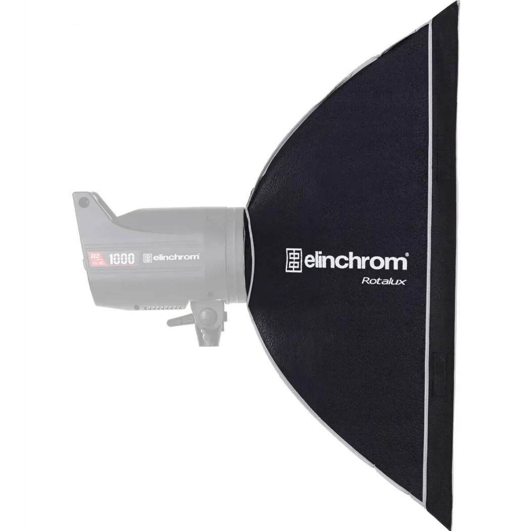 Elinchrom Softbox Elinchrom Rotalux Square 70x70cm, 2 difuzoare, negru/silver
