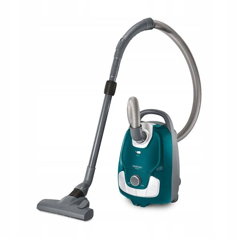 Aspirator ZELMER ZVC703 Tomek, 800W, verde, cu automatizare si roti din cauciuc