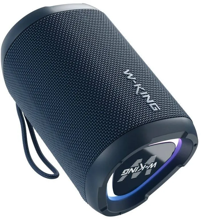W-KING Boxa portabila W-King D110 Bluetooth 15W albastru RGB