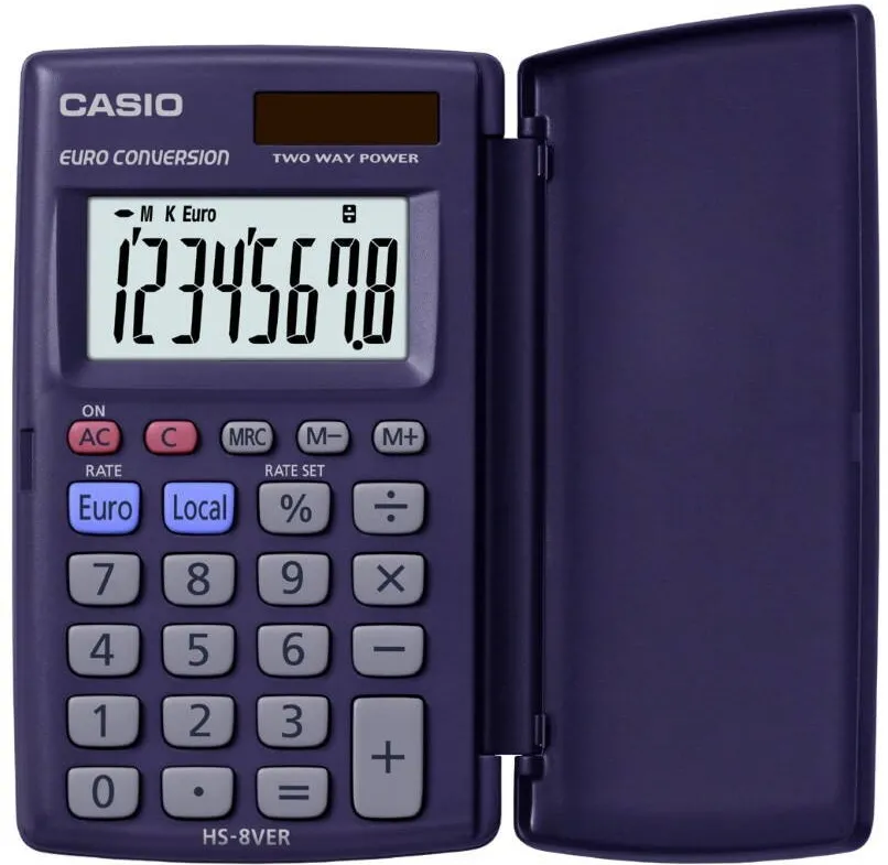 CASIO Calculator Portabil 8 Dig Hs-8Ver