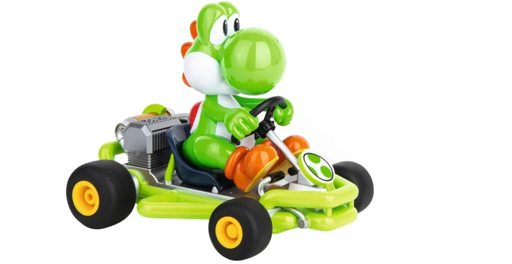 Masina Carrera RC 2.4GHz Mario Kart Pipe Kart, Yoshi