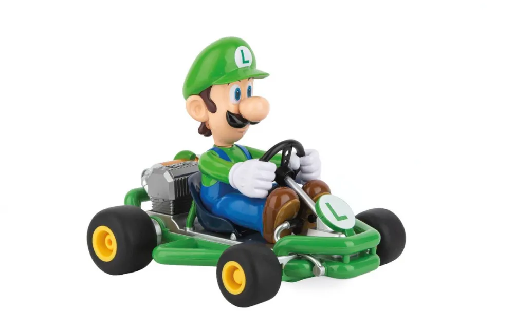 Masina Carrera RC 2.4GHz Mario Kart Pipe Kart, Luigi