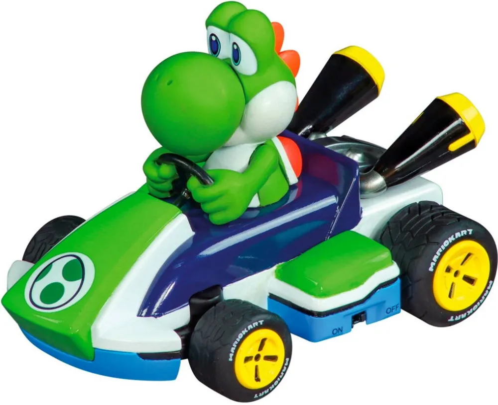 Masina Carrera RC 2.4GHz Mario Kart Race Kart - Yoshi (1:32)