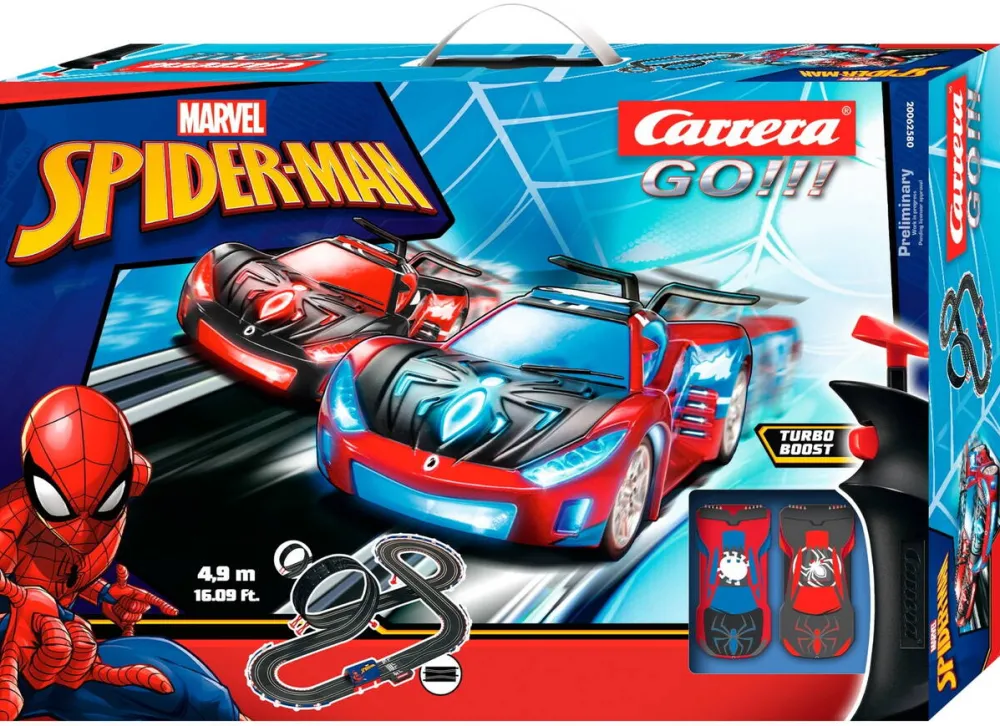 Masina Carrera GO!!! Spider racing, racetrack