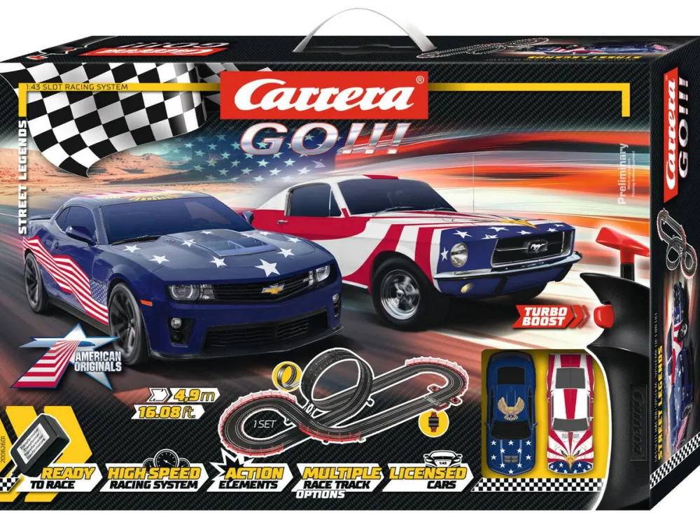 Masina Carrera GO!!! Street Legends, race track