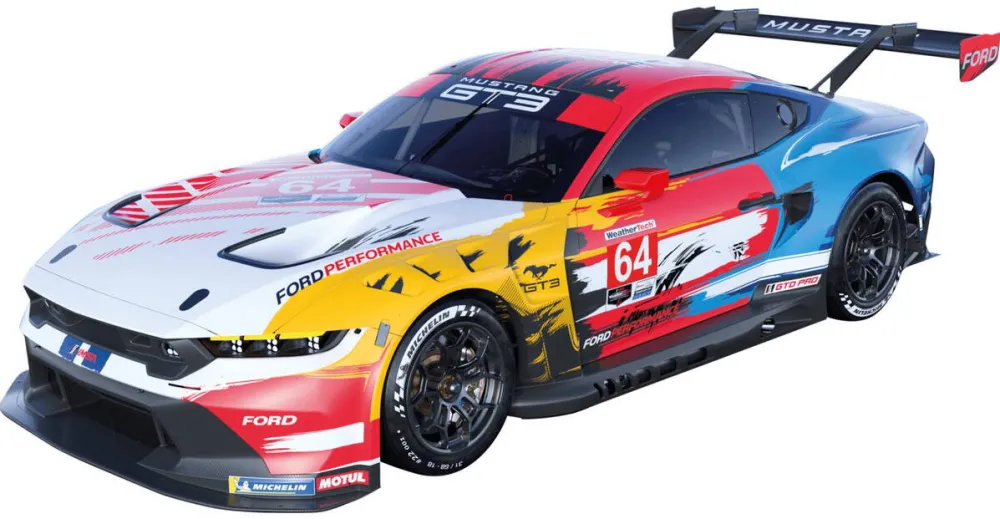 Masina Carrera HYBRID Ford Mustang GT3 "Champion Spirit, No.64", racing car