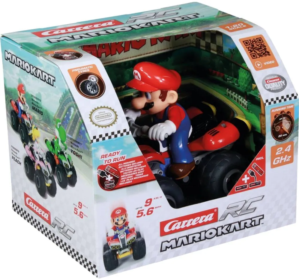 Masina Carrera RC 2.4GHz Mario Kart Mario - Quad