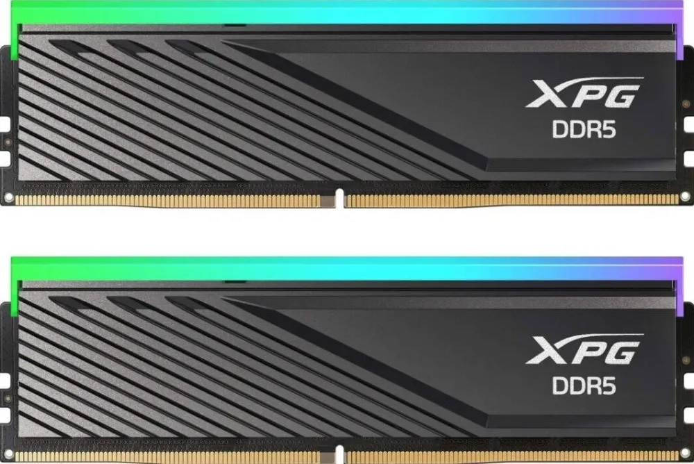 Memorie RAM ADATA ADATA DIMM 64 GB DDR5-6000 (2x 32 GB) dual kit (black, AX5U6000C2832G-DTLABRBK, XPG Lancer Blade RGB, INTEL XMP, AMD EXPO)