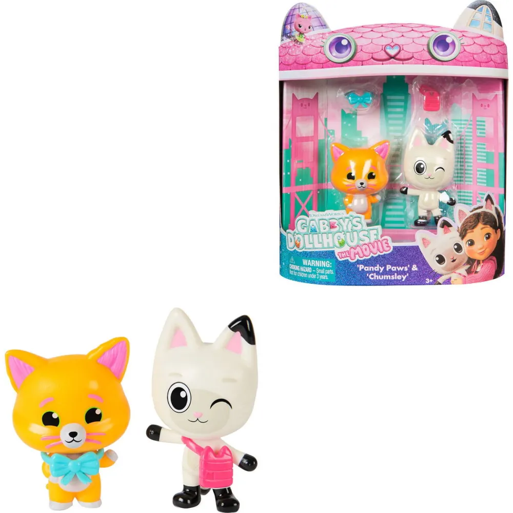 Spinmaster Spinmaster Gabby's Dollhouse: The Movie - Panda Paw & Leopold Figure Set