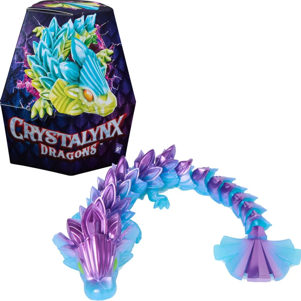 Spinmaster Spinmaster CrystaLynx Small Dragons (assorted item, one figure)