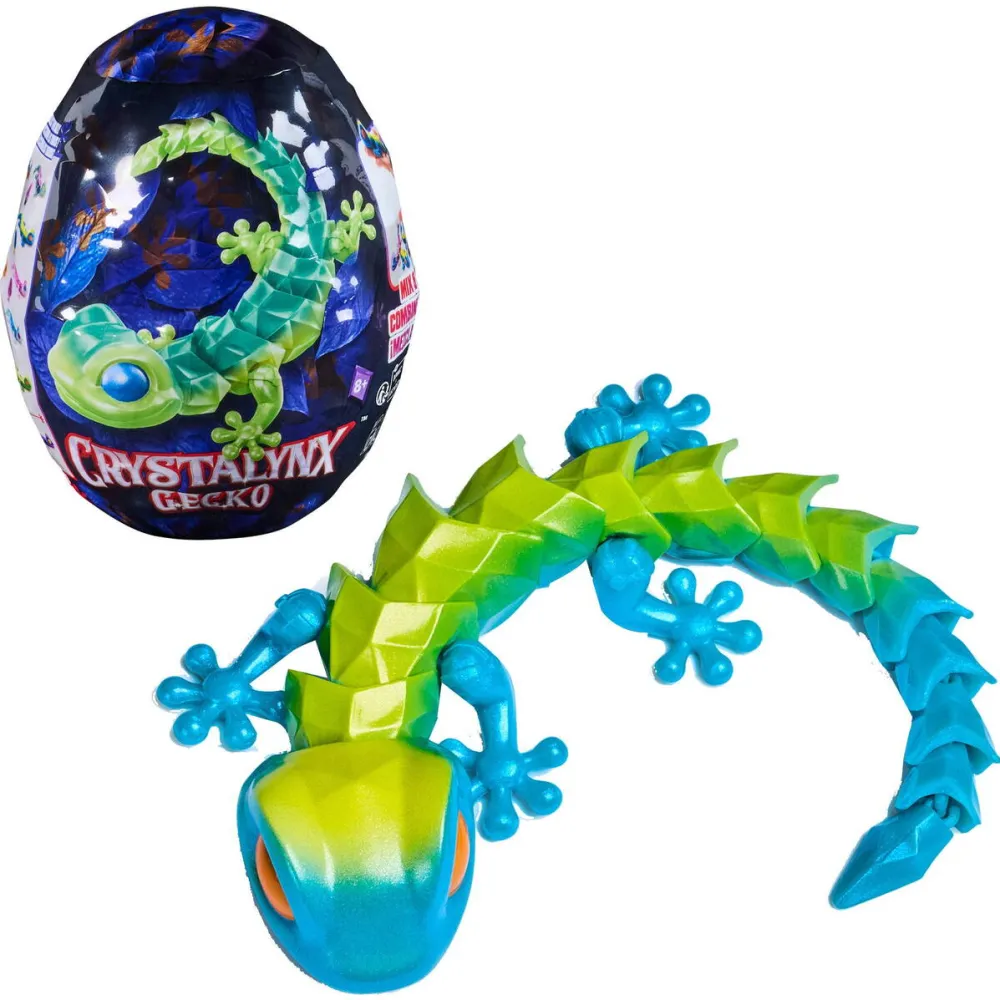 Spinmaster Spinmaster CrystaLynx Gecko (assorted item, one figure)