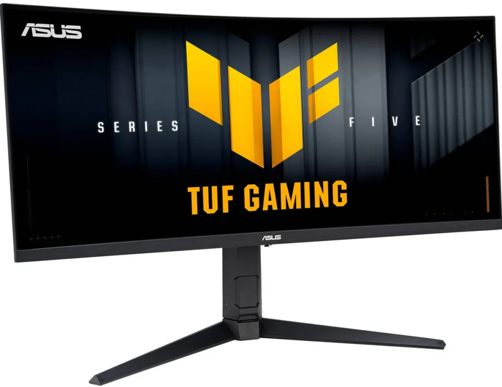 Monitor Asus TUF Gaming VG34WQL5A (86.4 cm (34 inch), black, WQHD, Fast-VA, Curved, Dual Mode, FreeSync Premium, 200Hz panel)