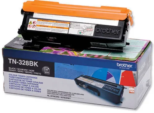 Toner imprimanta Brother TN-328BK Black