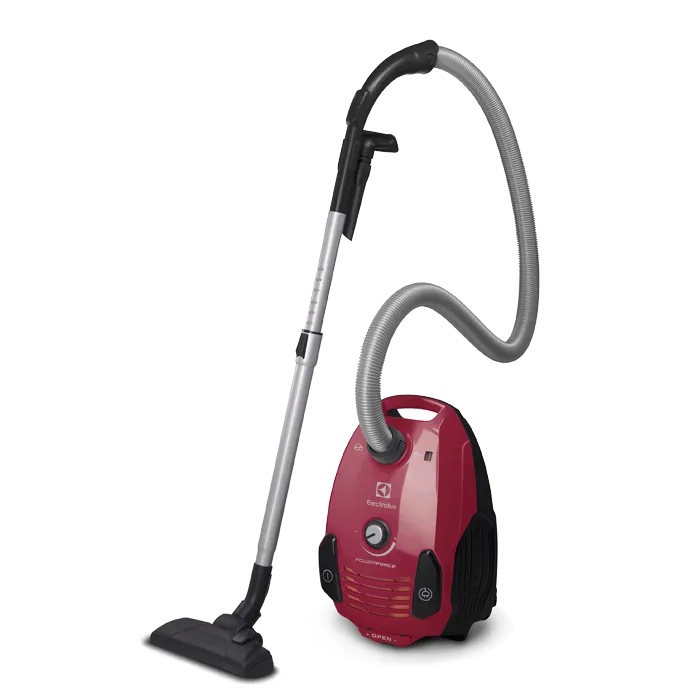 Aspirator ELECTROLUX cu sac PowerForce EPF61RR, 800W, 3.5l, Hygiene Filter, Perie DustPro, Rosu