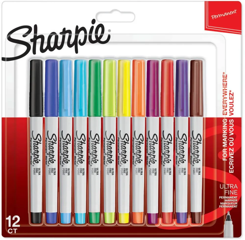 Sharpie Marker permanent UF 12 culori