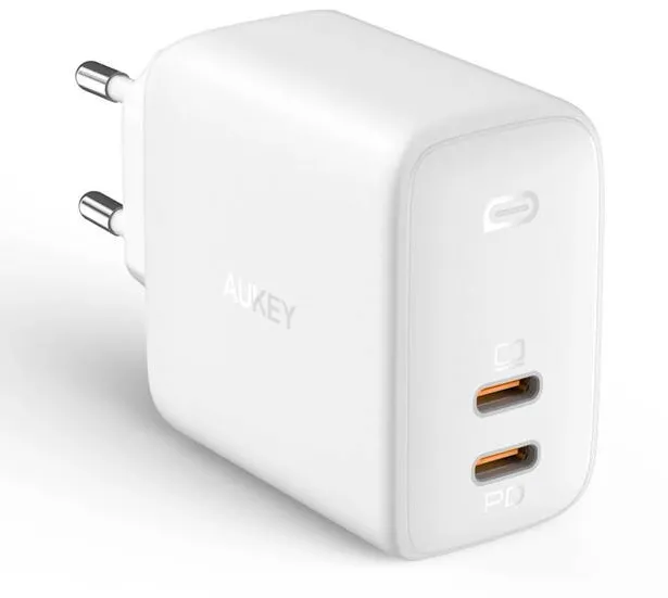 Aukey AUKEY PA-B4 White Omnia GaN Wall Charger 2xUSB