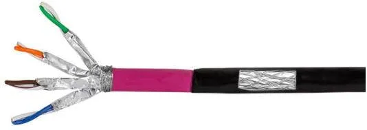 Logilink S/FTP Cat7 AWG23 1000MHz Negru 50m