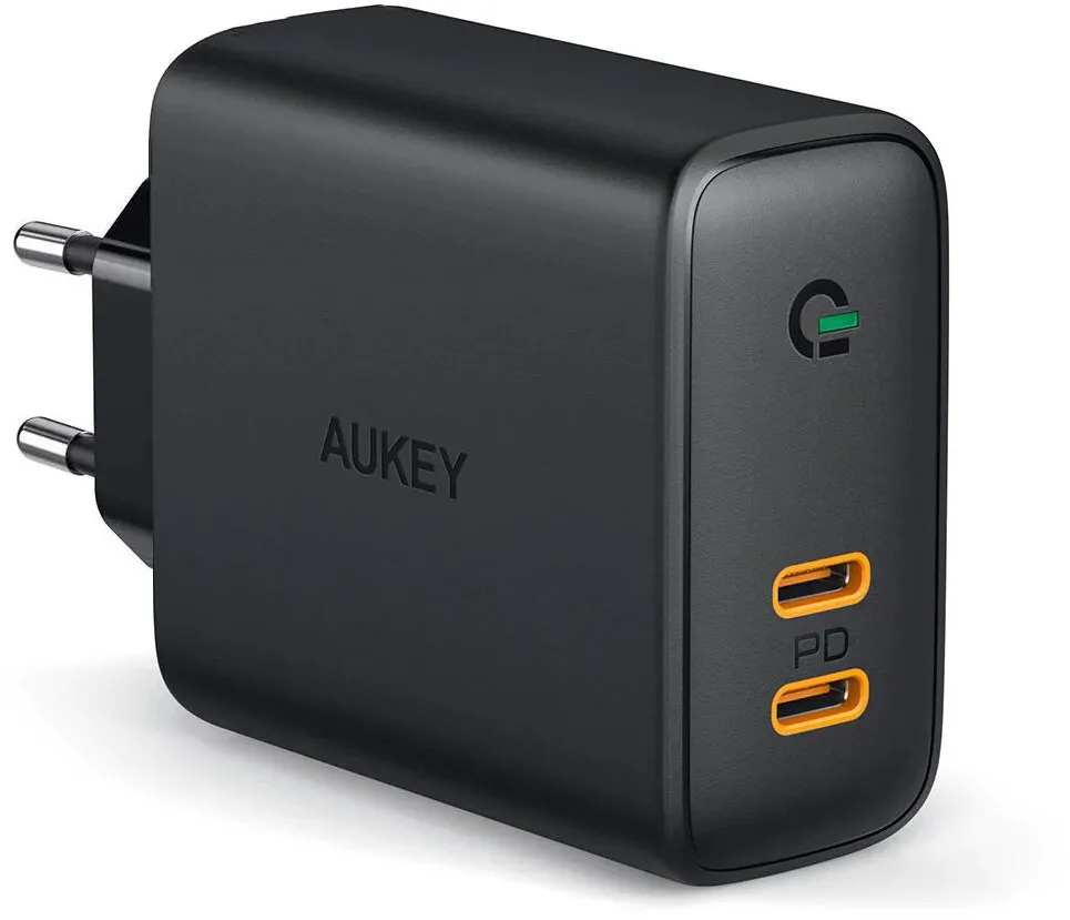 Incarcator   Aukey PA-D2 Wall 2xUSB-C PD Power Delivery