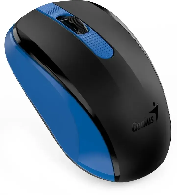 Mouse GENIUS NX-8008S wireless PC sau NB, wireless, 2.4GHz, optic, 1200 dpi, butoane/scroll 3/1, Albastru