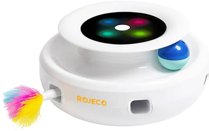 Rojeco Jucarie interactive pentru pisici 2 in 1