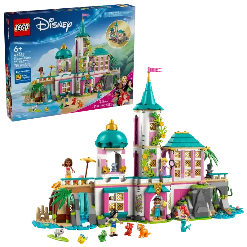 LEGO Disney 43267 Castel de printesa si animalute regale