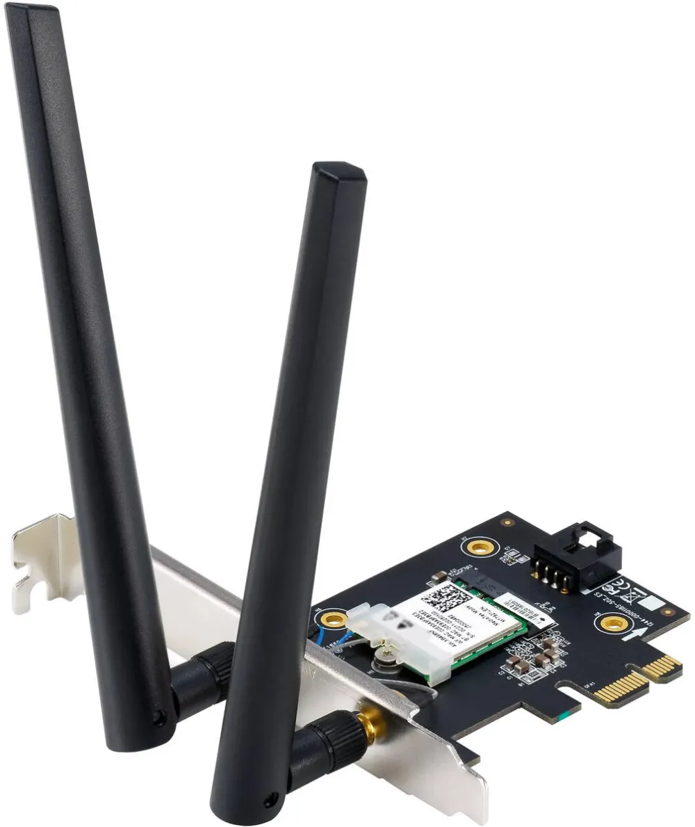 Adaptor Wireless Asus Wireless BE6500 Tri Band PCI-E WiFi 7 802.11be Adapter