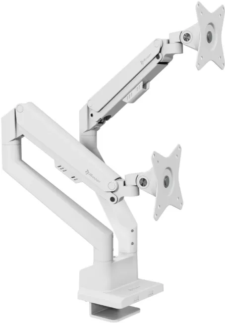 Suport TV / Monitor Arozzi Alzare Neo Duo - Gas Spring Monitor Stand, White