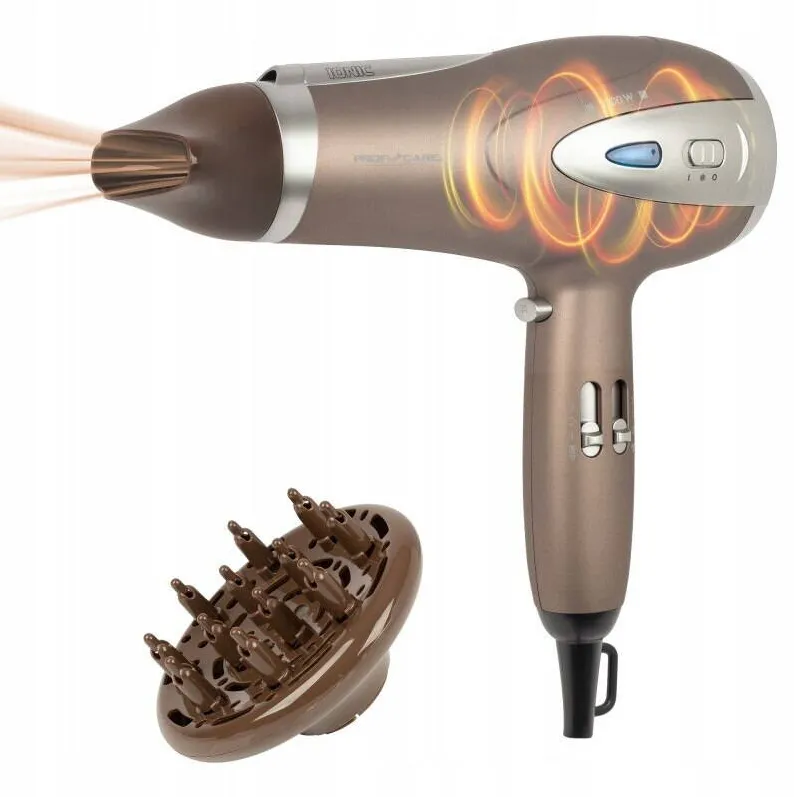 PROFICARE Uscator de par profesional Proficare PC-HTD 3113, 2200W, Ionizare, Maro