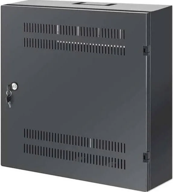 Cabinet metalic Intellinet Dulap rack suspendat cu profil redus, Intellinet, 19'', Negru