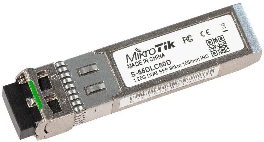 Accesoriu Retea MIKROTIK Modul optic SFP Mikrotik S-55DLC80D, 238132, 80km, 55dB