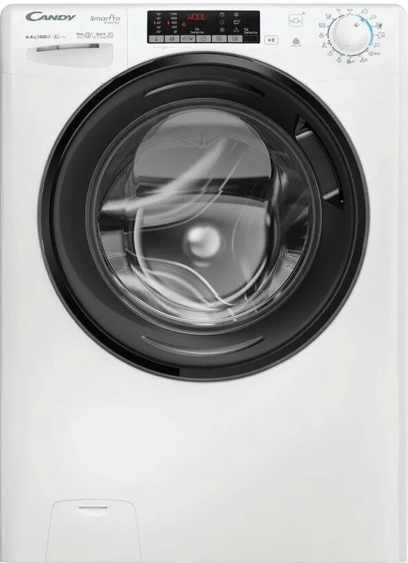 CANDY Masina de spalat rufe CSOW44644TWMB6-S cu uscator, A/E, Inverter, incarcare frontala, 45 cm, Washing 6 kg, Drying 4 kg, Alb