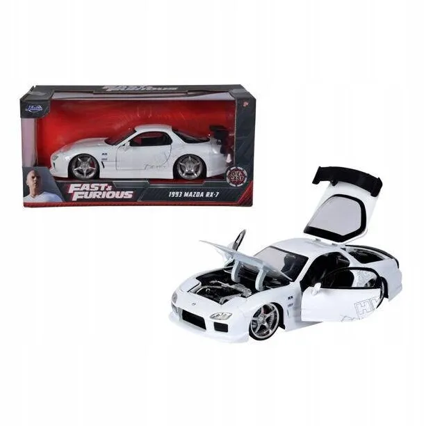 Masina Jada Masinuta Jada F&F1993 Mazda RX-7, alba, 98499
