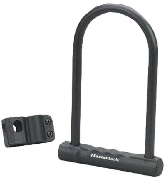 Master Lock Protectie antifurt bicicleta, Master Lock, 200 x 100 mm, Otel, Negru