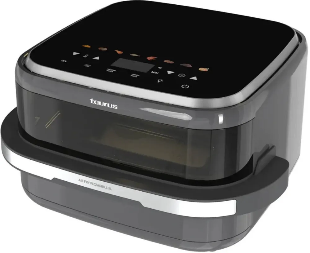 Taurus Friteuza cu Aer Cald Taurus 3in1 Air Fry Pizza & Grill XL Capacitate 4.2L Putere 2200W Negru