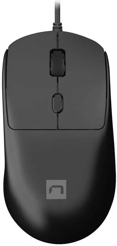 Mouse Natec Mouse Natec Hawk 2, laser, negru, USB, 2400DPI
