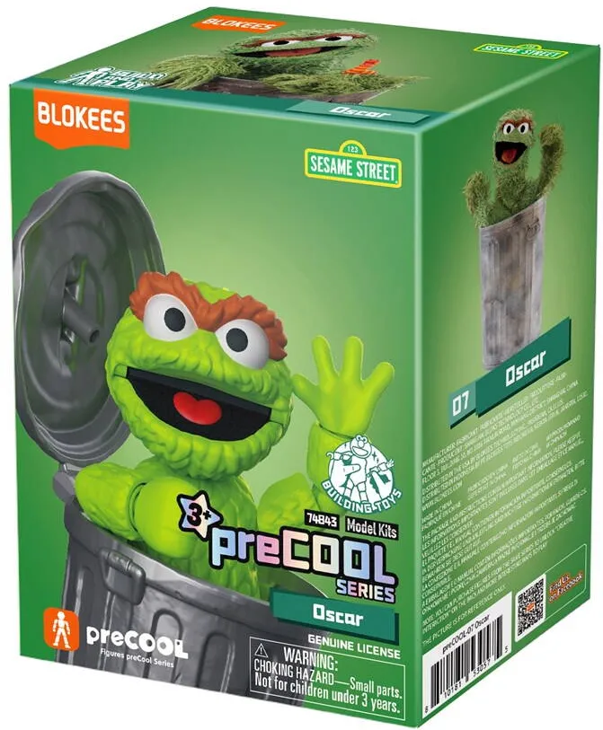 BLOKEES BLOKEES SESAME STREET FIGURES preCOOL S1 - OSCAR