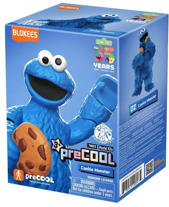 BLOKEES BLOKEES SESAME STREET FIGURES preCOOL S2 - COOKIE MONSTER