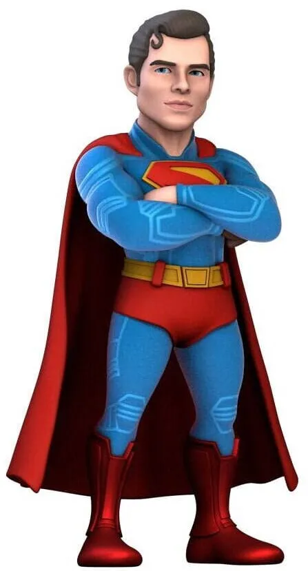 MiniX Figurina Minix Superman, 12 cm, multicolor, set pentru colectionari
