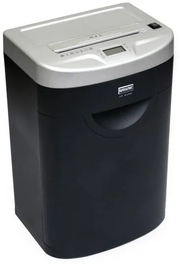 Wallner Distrugator documente JP 820S Wallner, Capacitate taiere 25 coli, Nivel securitate P-2/O-2/T-3/E-2, Volum cos 35l, Negru