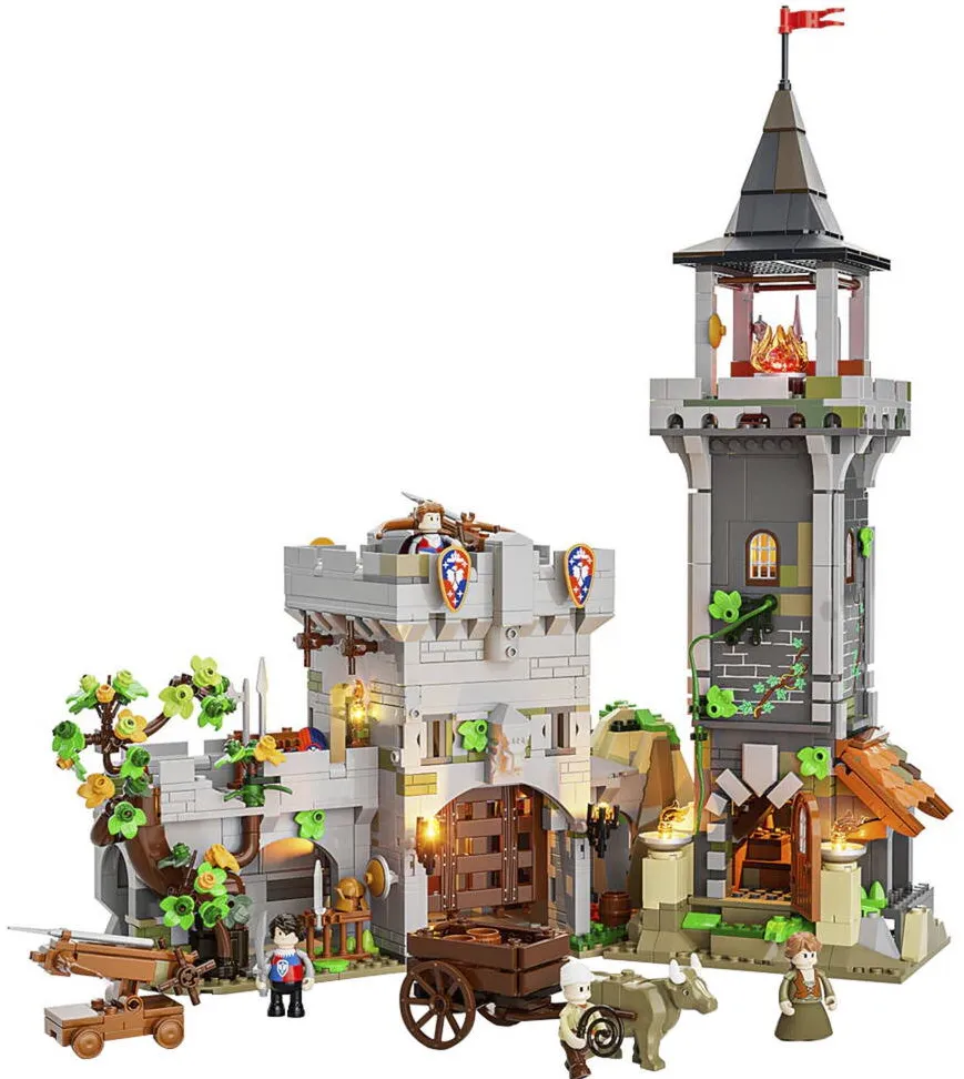 Jucarie creativa Lumibricks Medieval Watchtower, construction toy