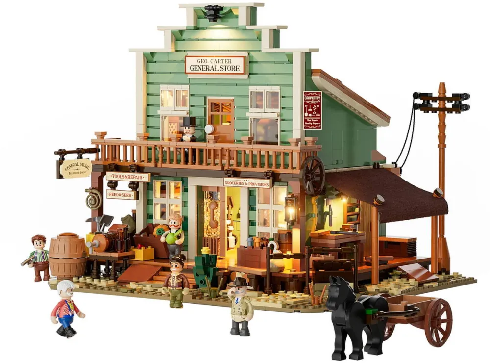 Jucarie creativa Lumibricks General Store, construction toy