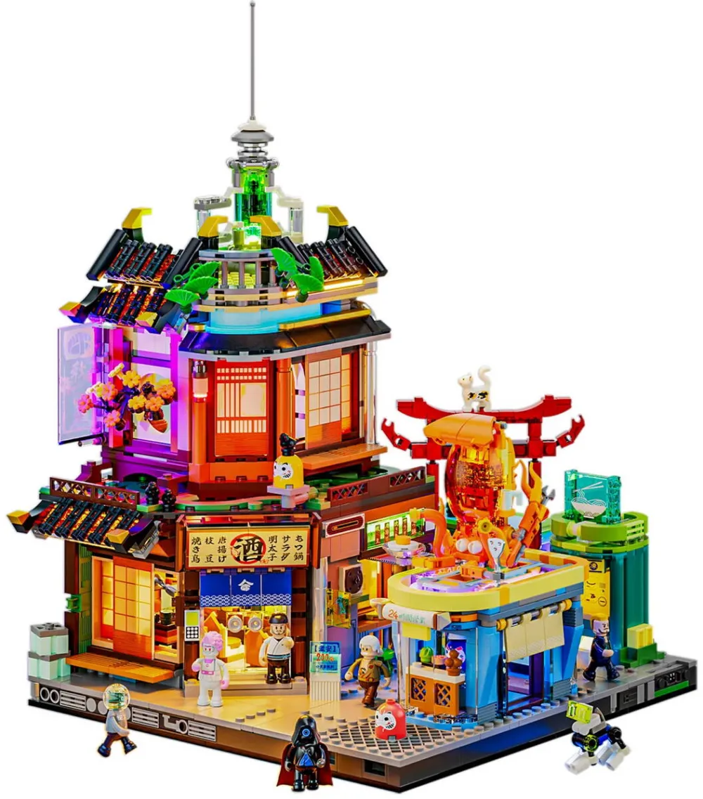 Jucarie creativa Lumibricks Cyberpunk Neoncity - Izakaya, construction toy