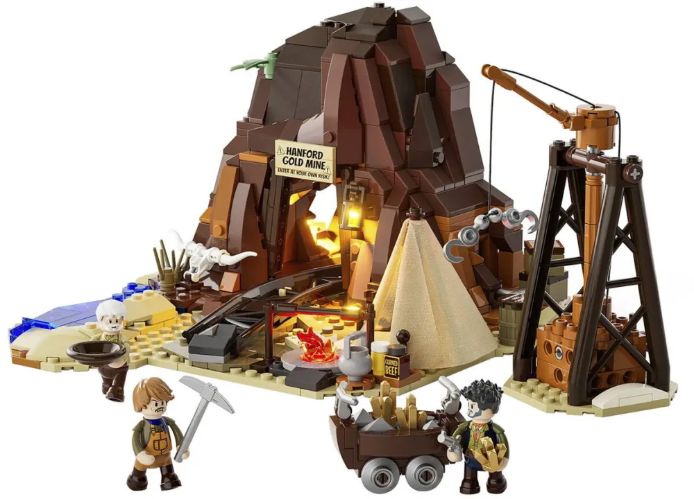 Jucarie creativa Lumibricks Old West Gold Mine, construction toy