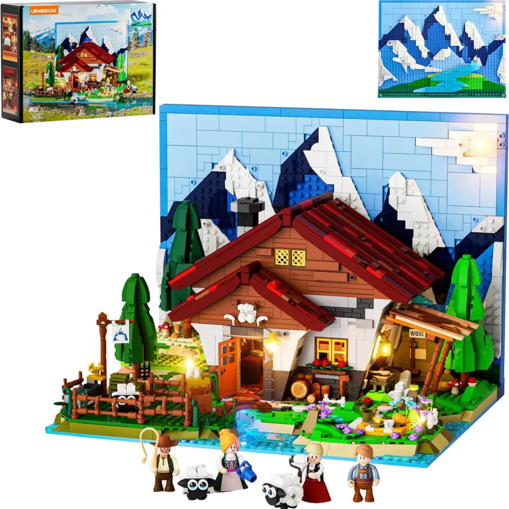 Jucarie creativa Lumibricks Lumibrick's Shepherd's Hut