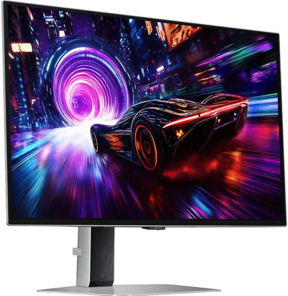 Monitor Samsung Odyssey S27FG814SU OLED (G81SF) (68 cm (27 inches), silver, UltraHD/4K, FreeSync Premium Pro, USB hub, 240Hz panel)