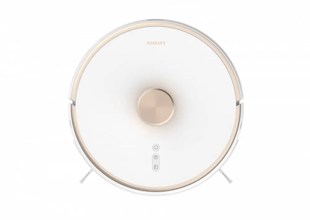 Lenovo Aspirator robot  T1S, 50 W, 0.4l, autonomie max 150 min, Wi-Fi, functie mop, alb-auriu