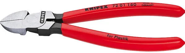KNIPEX Diagonal Cutter for plastics 72 01 160